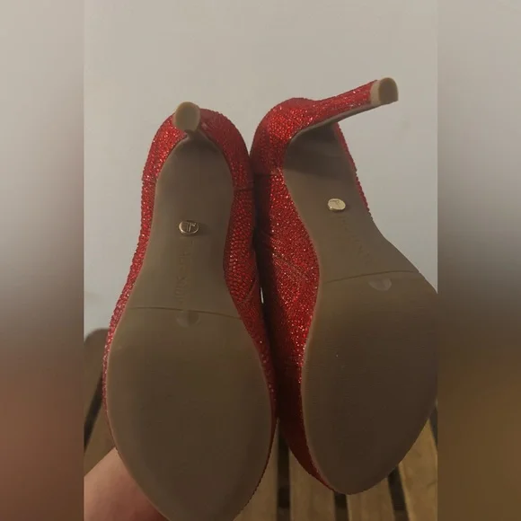 Thalia Sodi Chiara Red Platform Dress Booties - Picture 4 of 7